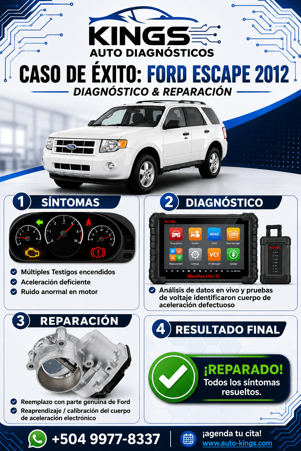 Diagnóstico y reparación Ford Escape